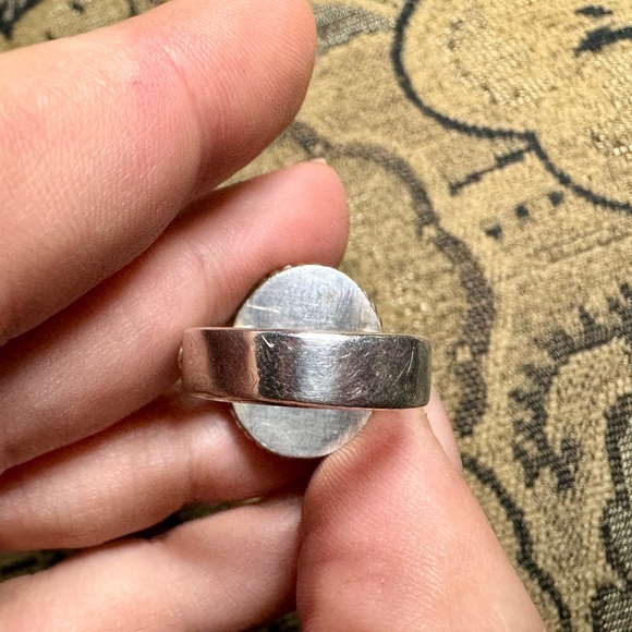 Silver and gemstone ring - Picture 8 of 12